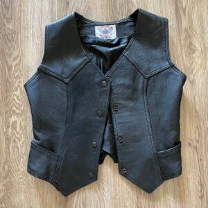 VANGUARD Leather Vest - Size S